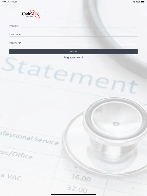 تصاویر CodeMax Medical Billing iPad 