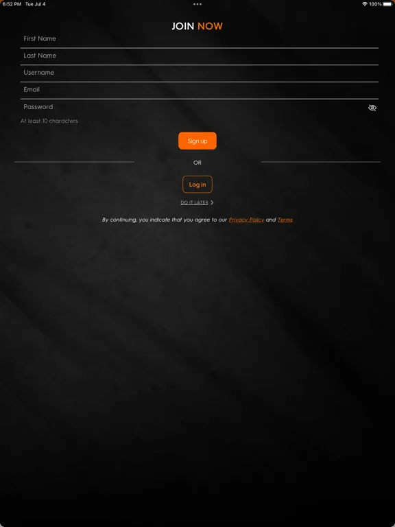 ภาพหน้าจอของ QIN CodeSafe iPad 