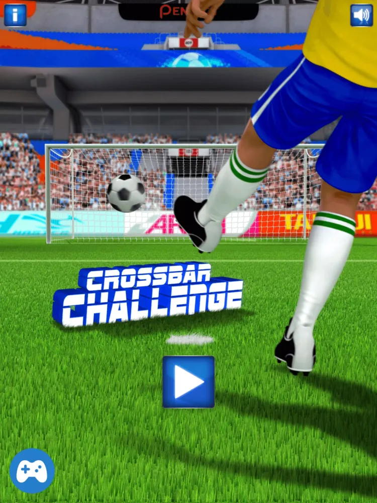 Tangkapan skrin Crossbar Challenge