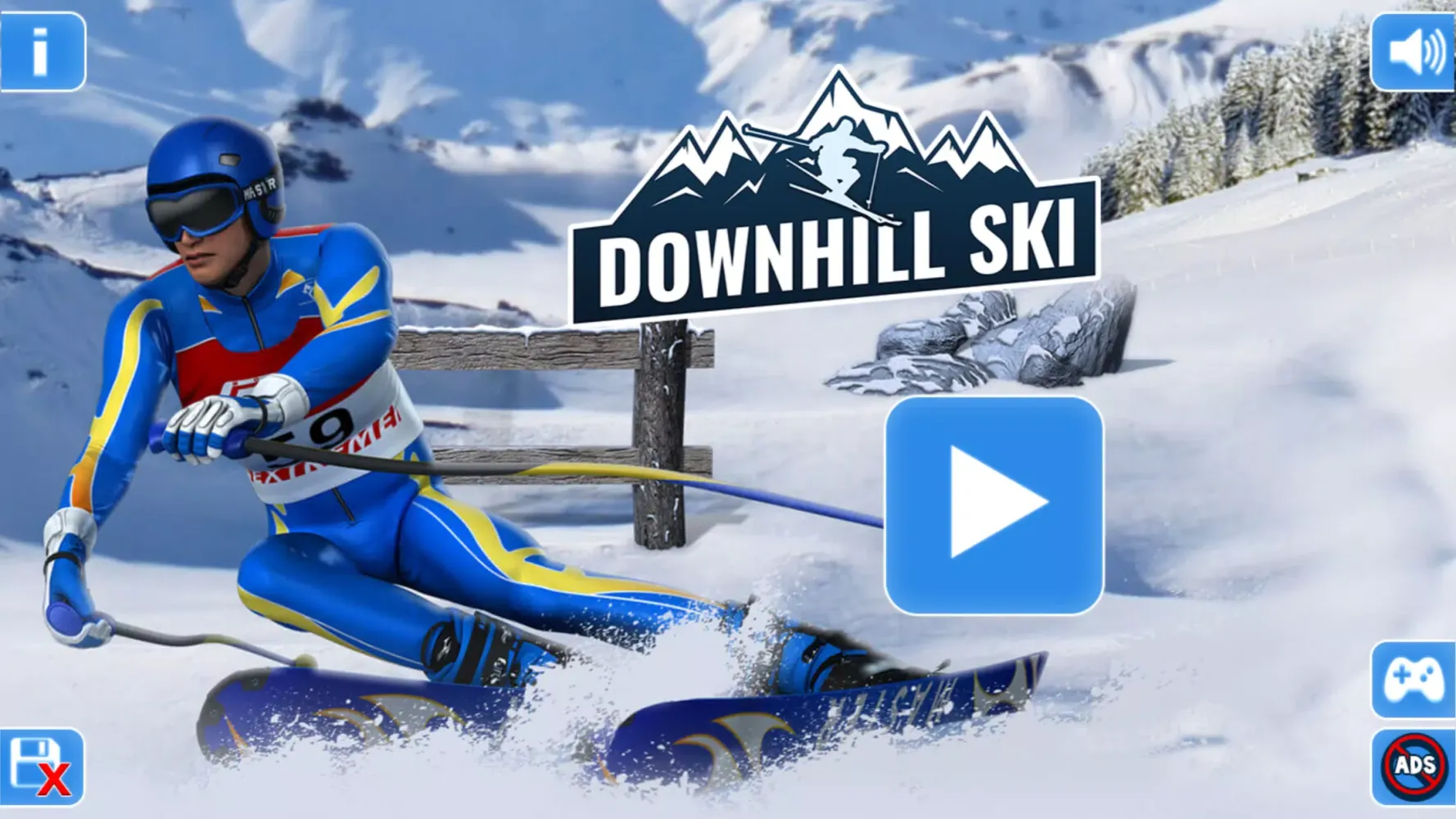 Tangkapan skrin Downhill Ski