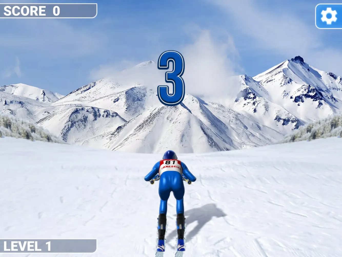 Tangkapan skrin Downhill Ski