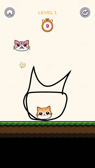 Captures d'écran de Oh No Cat: Drawing Puzzle Game