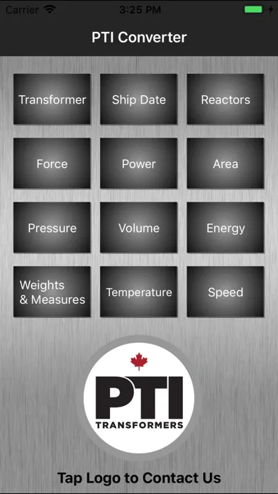 PTI Transformer Screenshots