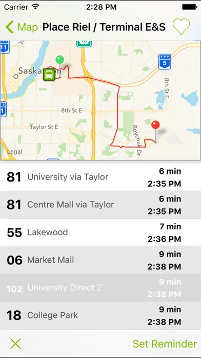 Saskatoon Transit - Touch and Go Screenshots