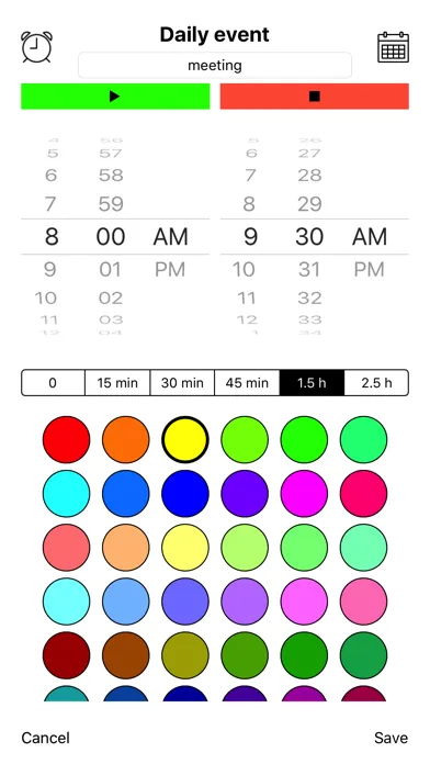 Capturas de pantalla de ColoredTime Lite