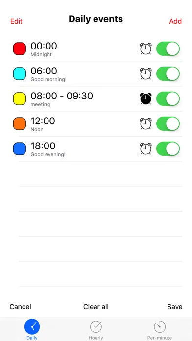Capturas de pantalla de ColoredTime Lite