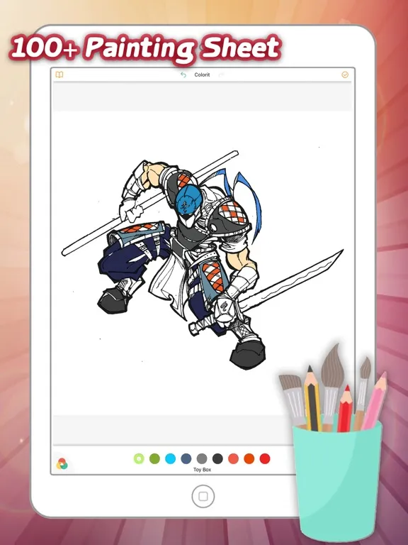 Man SuperHero Coloring  Book For Kid iPad  স্ক্রিনশট