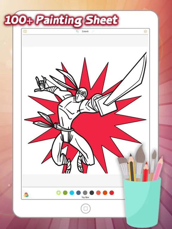 Man SuperHero Coloring  Book For Kid iPad  স্ক্রিনশট