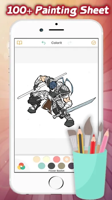 Man SuperHero Coloring  Book For Kid স্ক্রিনশট