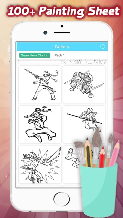 Man SuperHero Coloring  Book For Kid স্ক্রিনশট