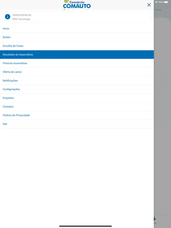 Consórcio Comauto iPad  スクリーンショット