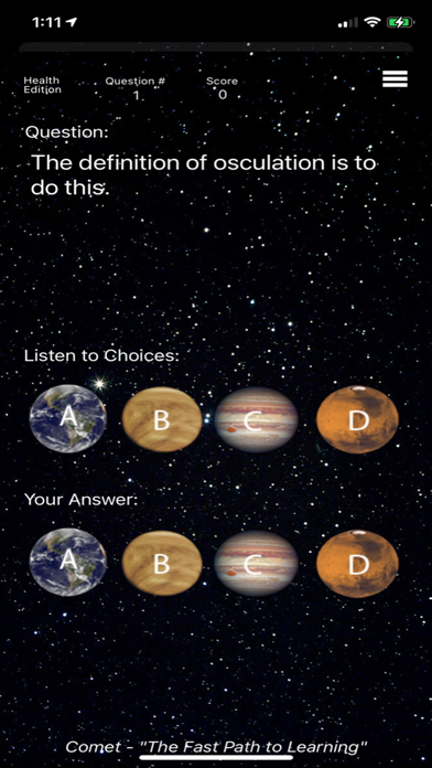 Health - Comet Spelling Screenshots