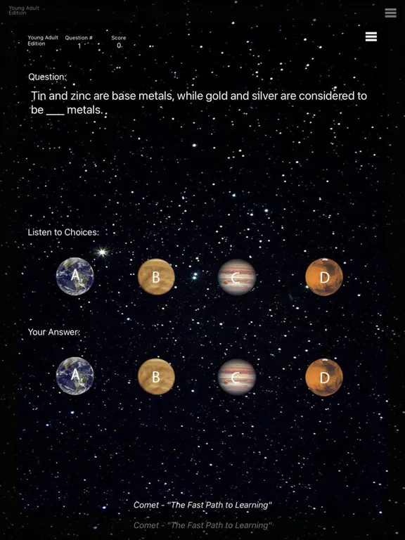 Young Adult - Comet Spelling iPad  स्क्रीनशॉट