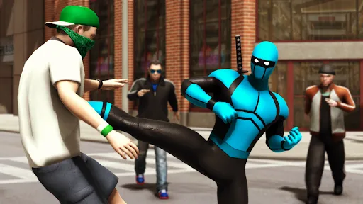Blue Ninja : Superhero Game Screenshots