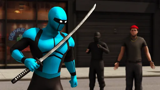 Blue Ninja : Superhero Game Screenshots
