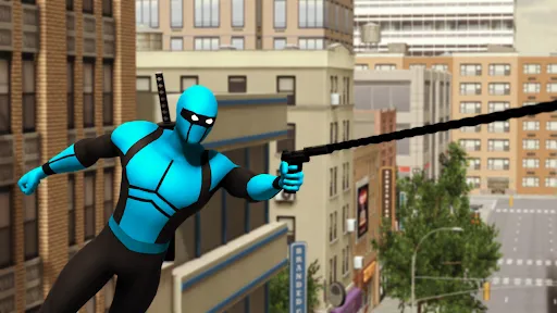 Blue Ninja : Superhero Game Screenshots