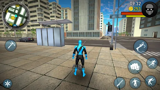 Blue Ninja : Superhero Game Screenshots