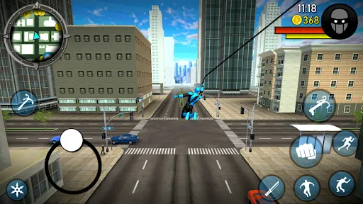 Blue Ninja : Superhero Game Screenshots