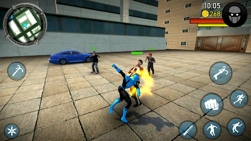 Blue Ninja : Superhero Game Screenshots