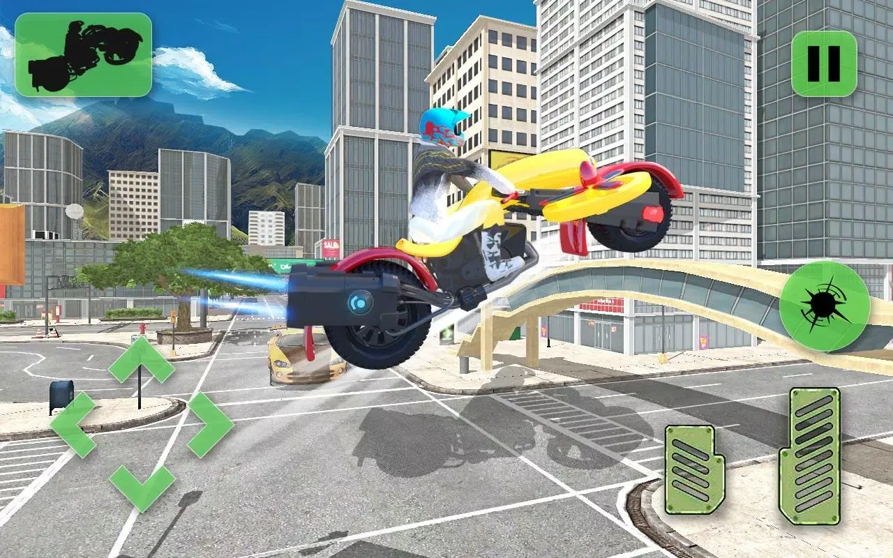 ภาพหน้าจอของ Real US Bike Flight Motorcycle