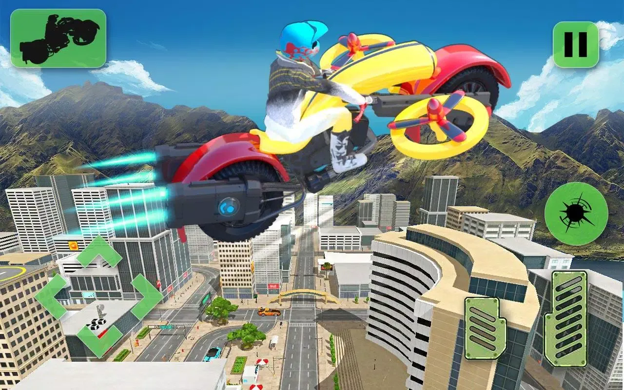 ภาพหน้าจอของ Real US Bike Flight Motorcycle