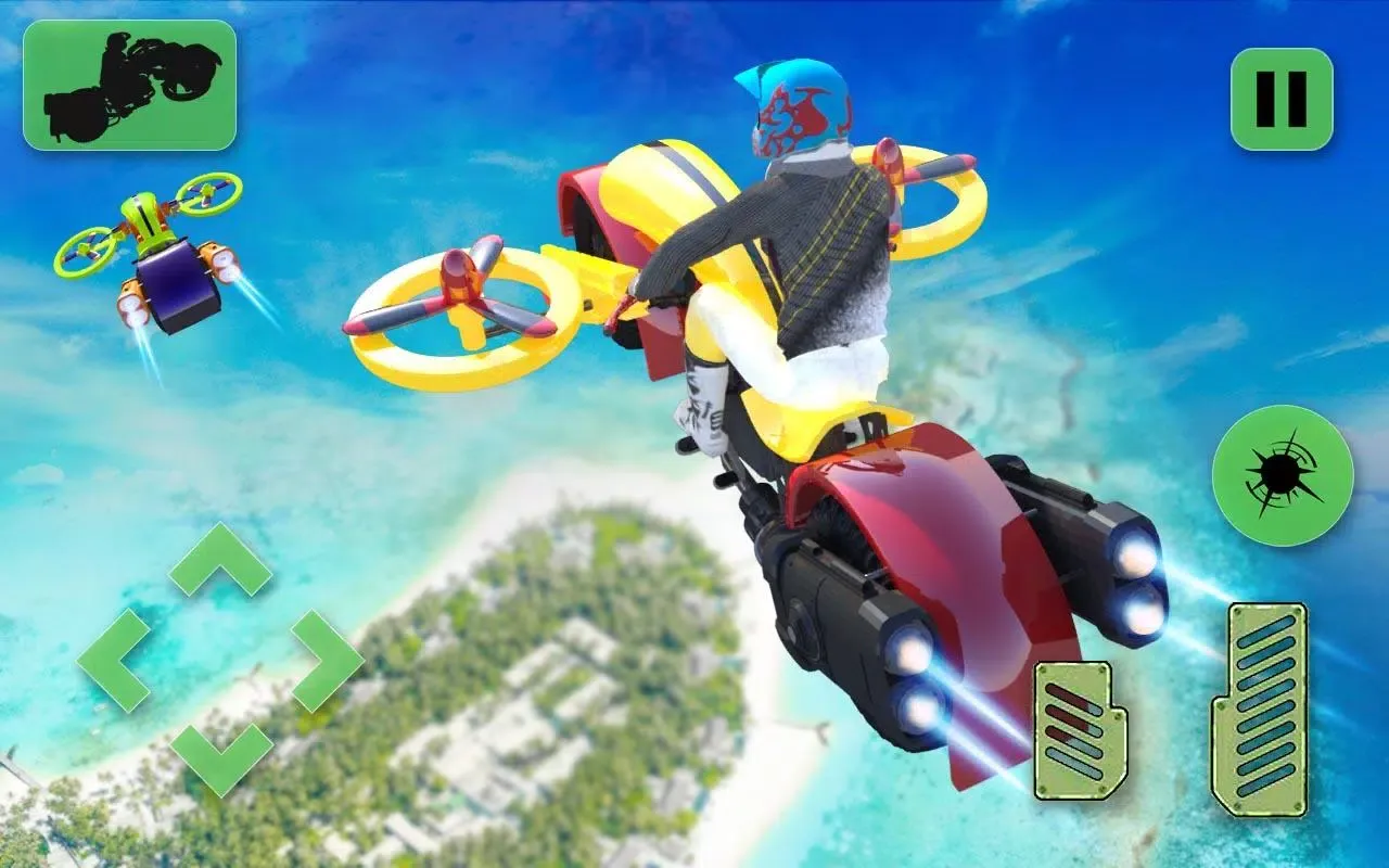 ภาพหน้าจอของ Real US Bike Flight Motorcycle