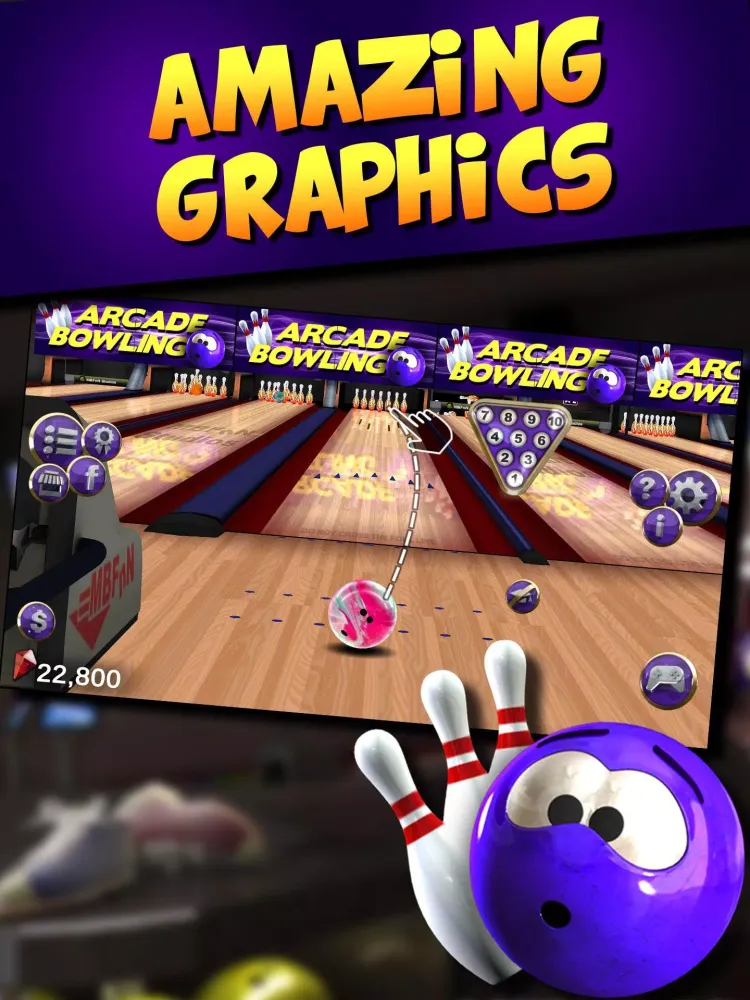 MBFnN Arcade Bowling स्क्रीनशॉट