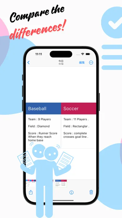 Screenshot di Simple Comparison Chart App