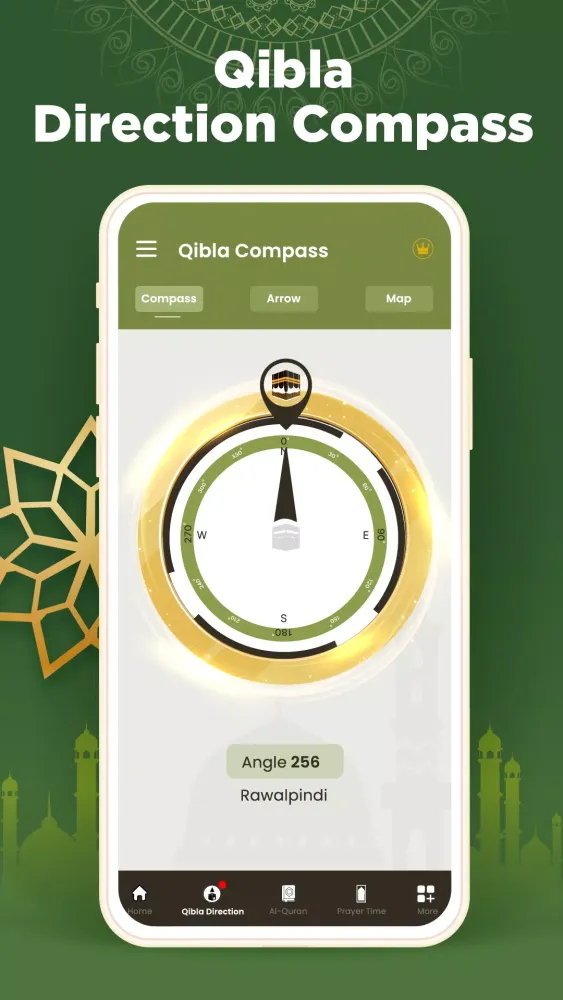 Qibla Compass: Al Quran Screenshots