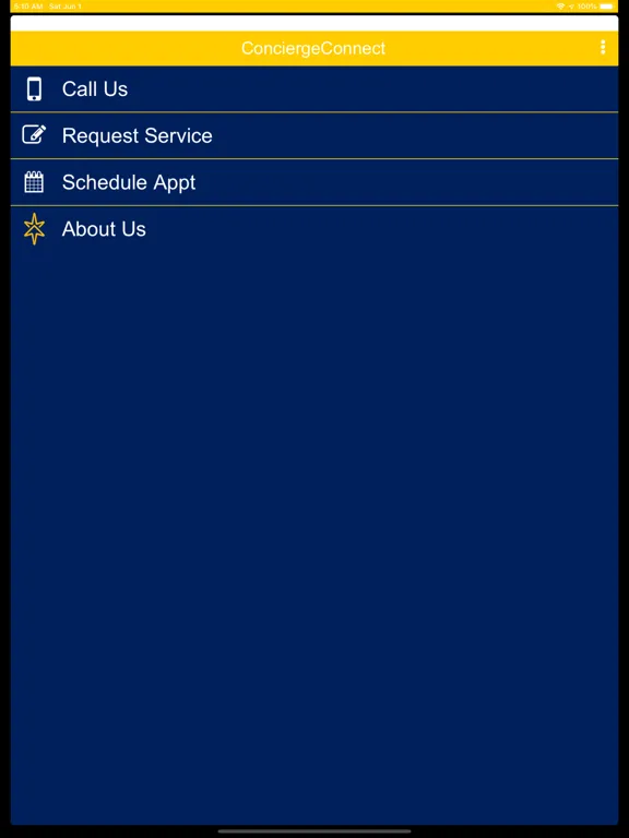 MedStar ConciergeConnect iPad  स्क्रीनशॉट