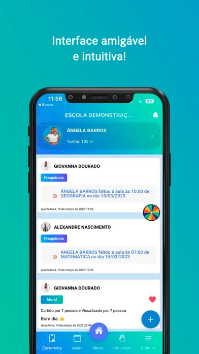 Zrzuty ekranu ProfessorApp Casimiro Edu
