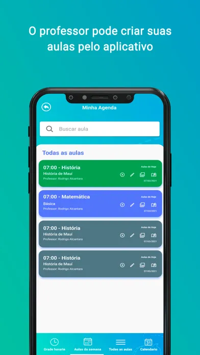 Zrzuty ekranu ProfessorApp Casimiro Edu