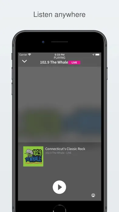 Ảnh chụp màn hình của 102.9 The Whale