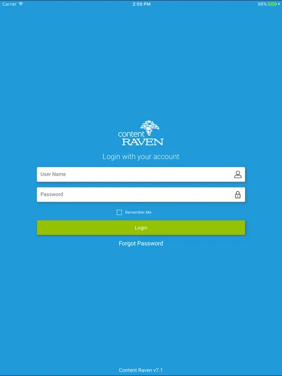 Capturas de tela do Raven360 iPad 
