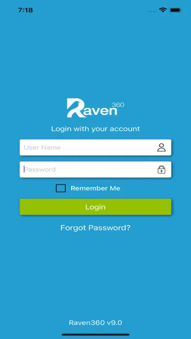 Capturas de tela do Raven360
