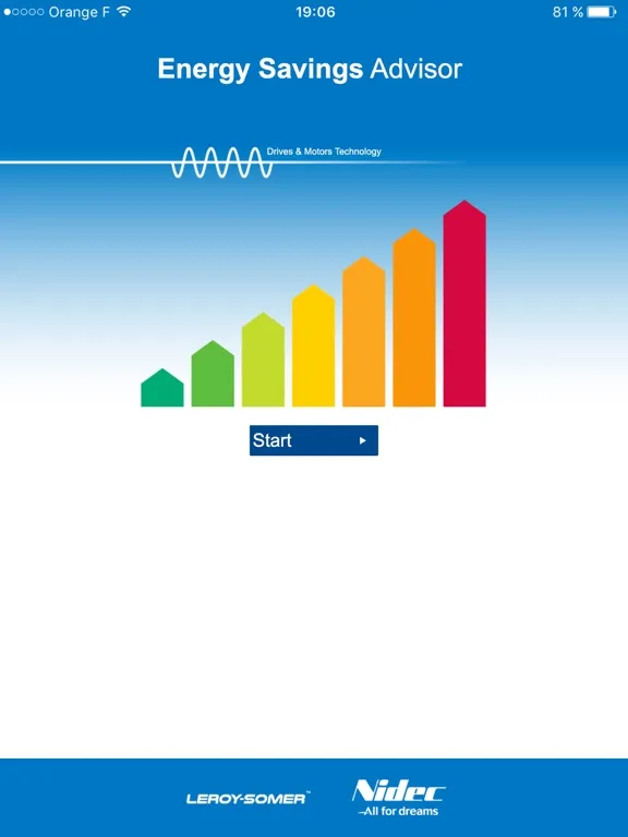 Ảnh chụp màn hình của Energy Savings Advisor iPad 