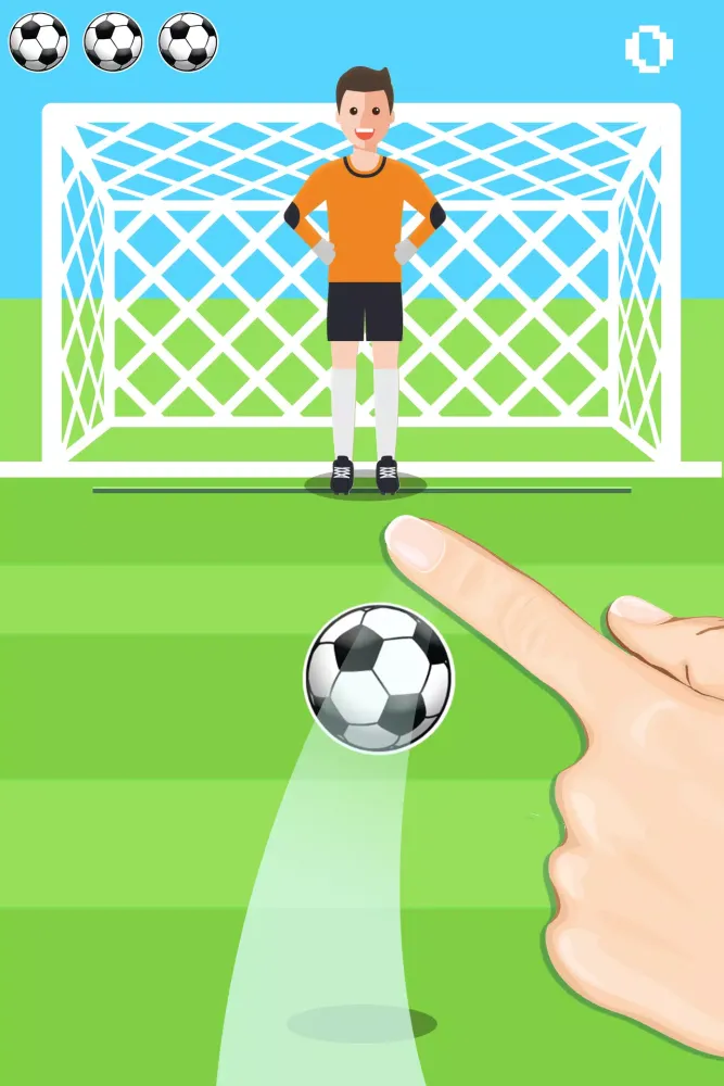 ภาพหน้าจอของ Penalty Shootout Game Offline