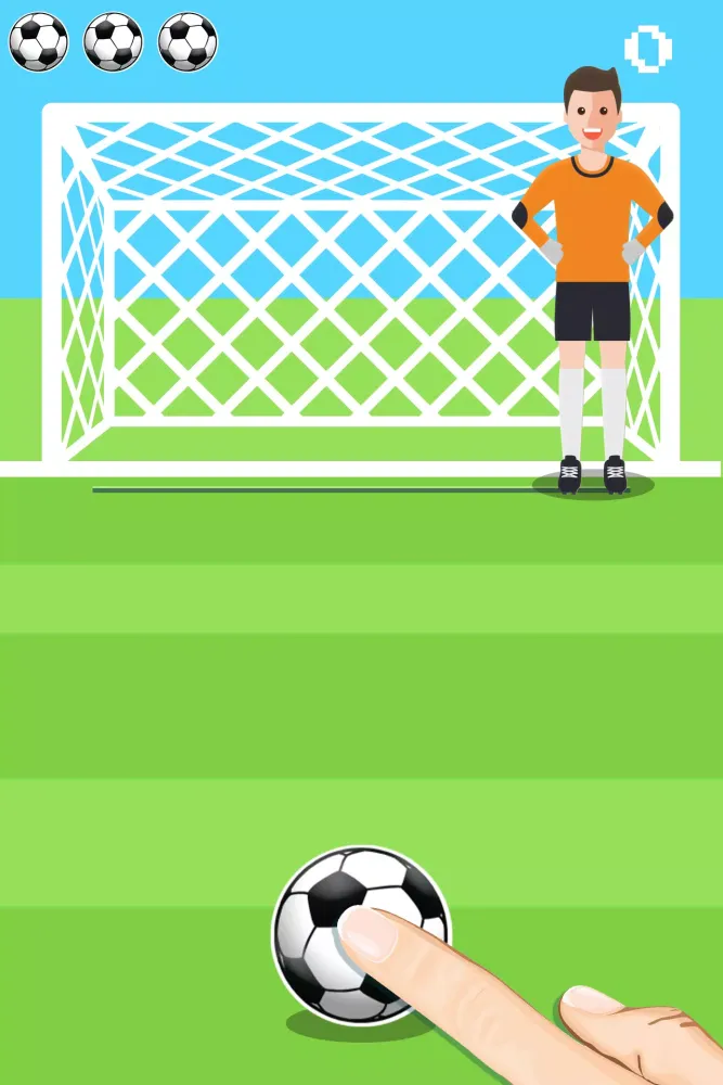 ภาพหน้าจอของ Penalty Shootout Game Offline
