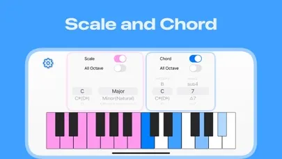 Capturas de pantalla de Piano Chord & Scale