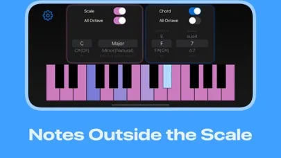 Capturas de pantalla de Piano Chord & Scale