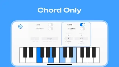 Capturas de pantalla de Piano Chord & Scale