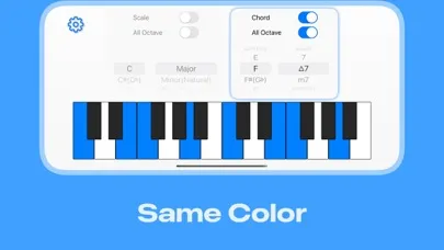 Capturas de pantalla de Piano Chord & Scale