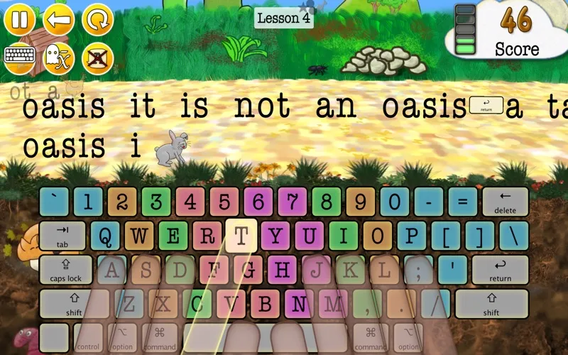 Tangkapan skrin Animal Typing - Lite