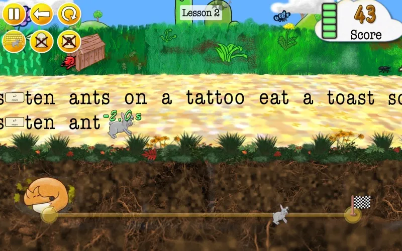 Tangkapan skrin Animal Typing - Lite