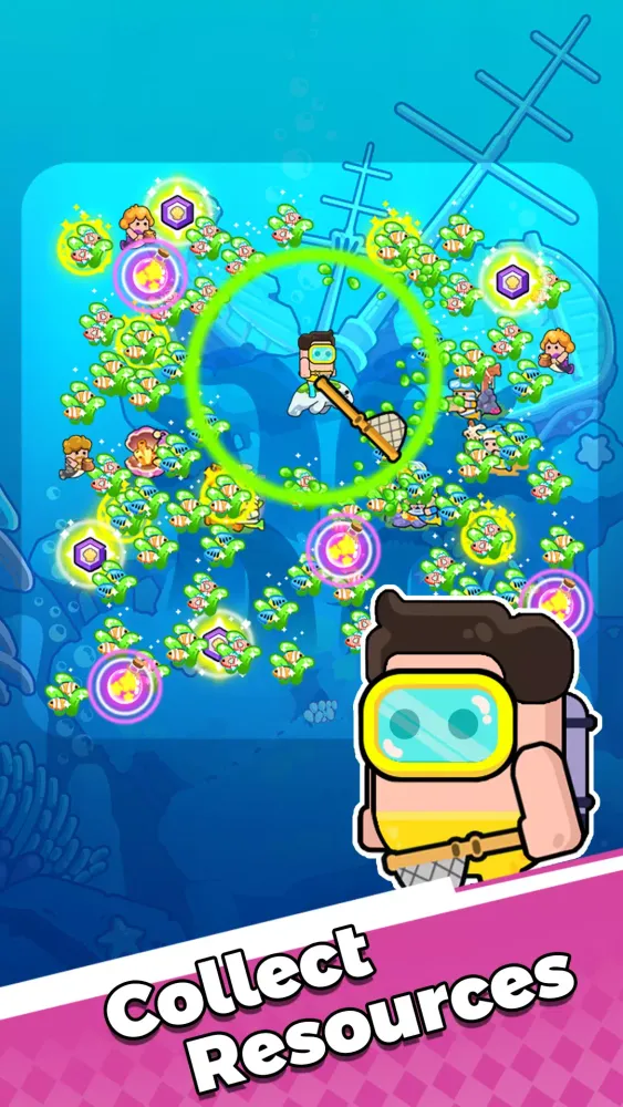 Capturas de pantalla de Pocket Diver: Fishing Game
