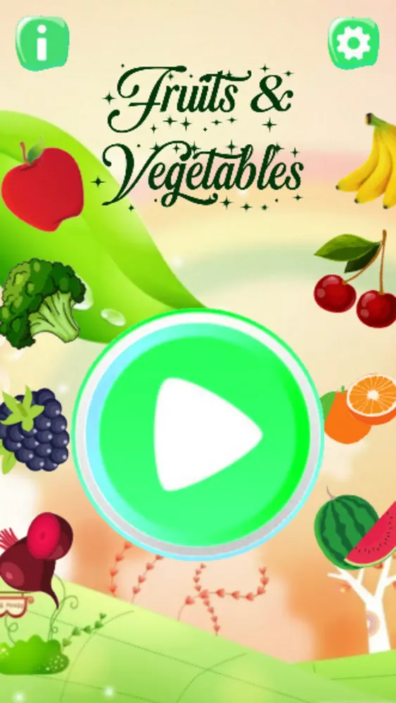 Fruits and Vegetables Puzzle应用截图