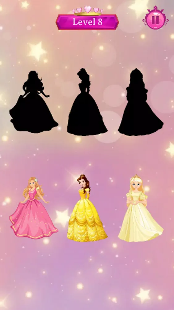 Princess Shadow Puzzle Game应用截图