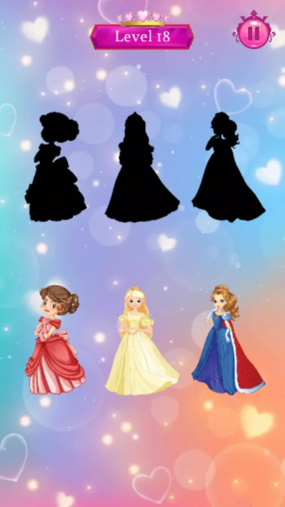 Princess Shadow Puzzle Game应用截图