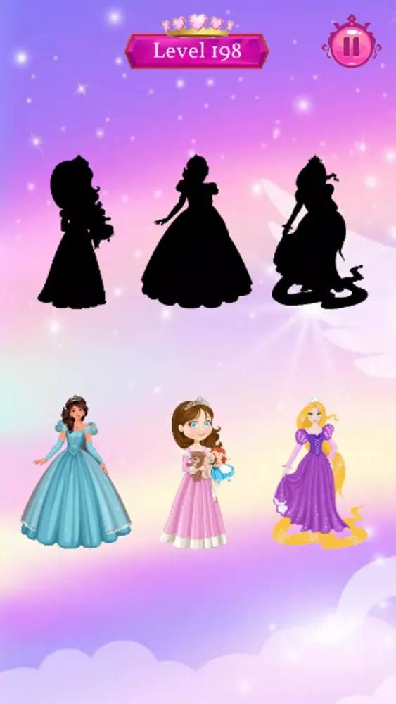 Princess Shadow Puzzle Game应用截图
