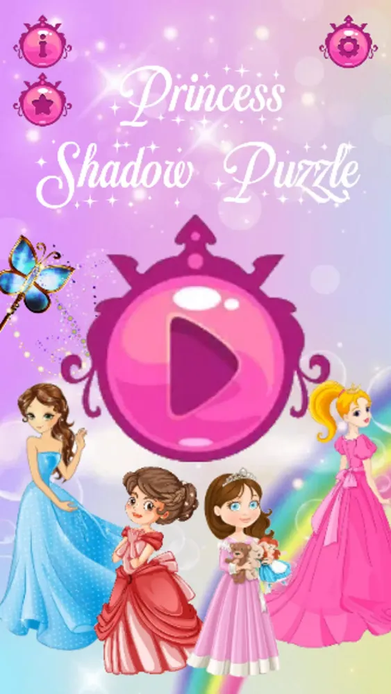 Princess Shadow Puzzle Game应用截图